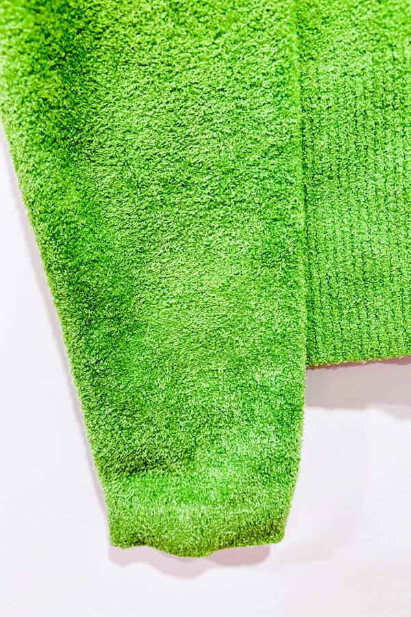 Chandail vert en ratine douce (l)-evie-La Penderie du Paradis 🕊