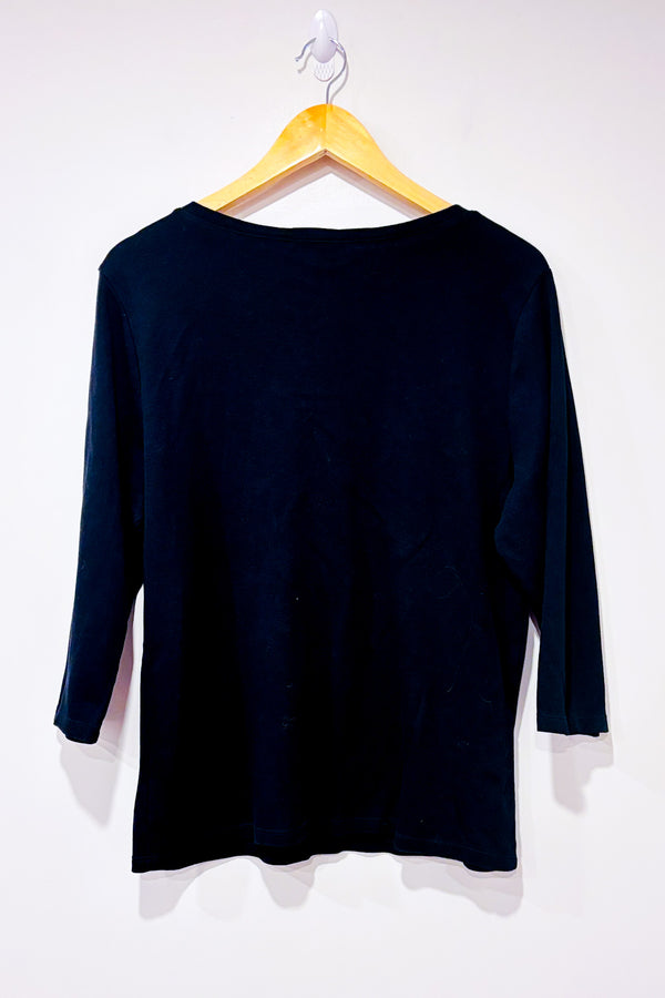 Chandail noir (1X)-Karen Scott-La Penderie du Paradis 🕊