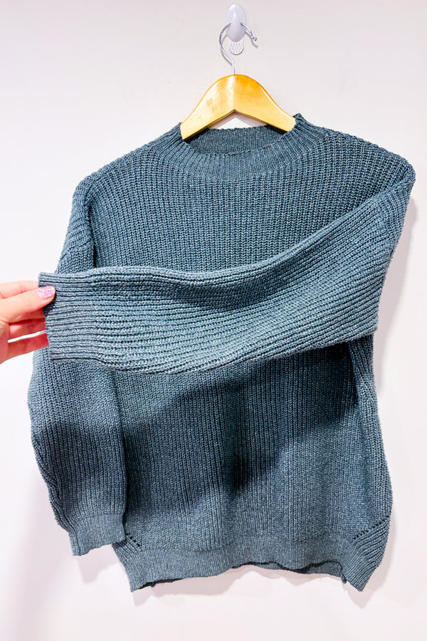 Chandail vert en tricot (s) seconde main - SHEIN- La Penderie du Paradis