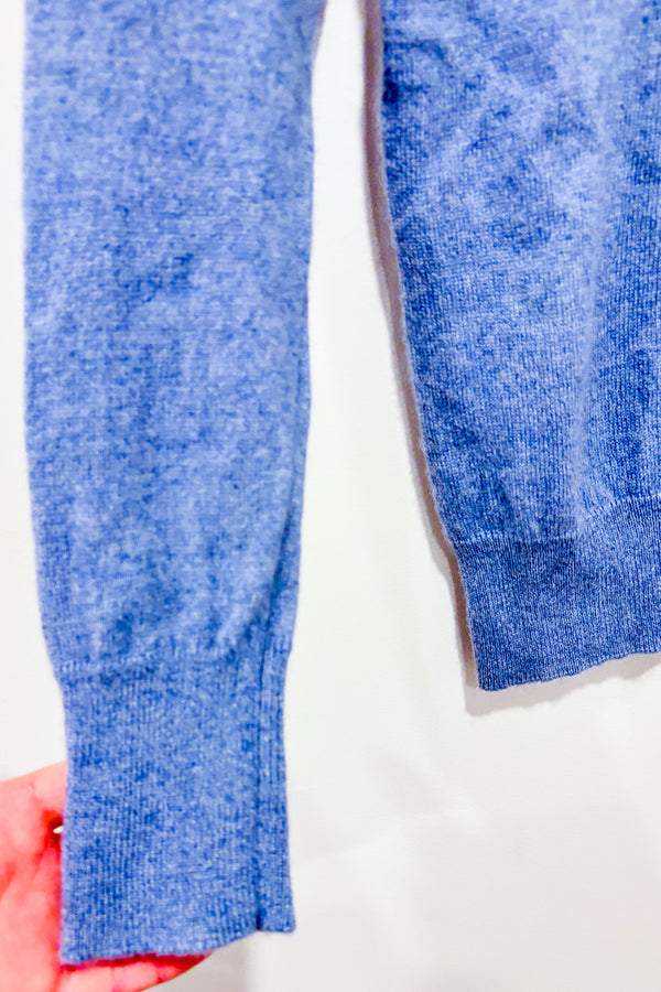 Chandail en cachemire bleu poudre (s)* seconde main - NAADAM- La Penderie du Paradis