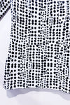 Blouse blanche à pois marine seconde main - Merona- La Penderie du Paradis