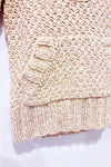 Chandail beige en laine épaisse seconde main - Roots- La Penderie du Paradis