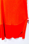 T-shirt orange coupe fluide seconde main - Zara- La Penderie du Paradis