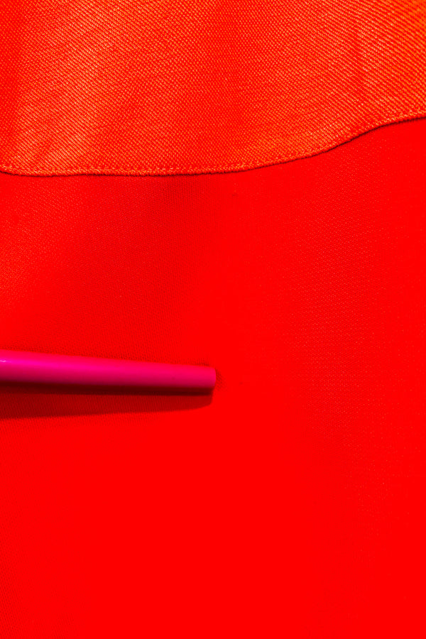T-shirt orange coupe fluide seconde main - Zara- La Penderie du Paradis