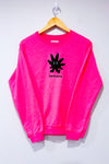 Chandail crewneck rose néon ''herbivore'' seconde main - La Maison Pony- La Penderie du Paradis