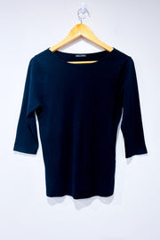Chandail noir basic en coton