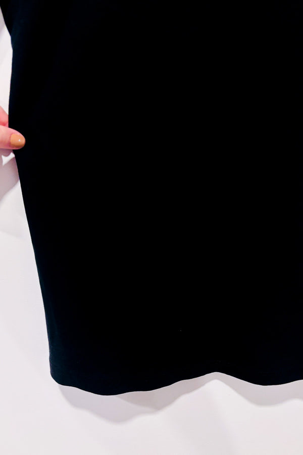 Chandail noir basic en coton seconde main - Zara- La Penderie du Paradis