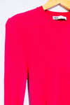 Chandail côtelé fuchsia ajusté* seconde main - Zara- La Penderie du Paradis