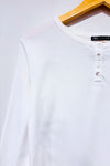 Chandail blanc basique à manches longues seconde main - Zara- La Penderie du Paradis