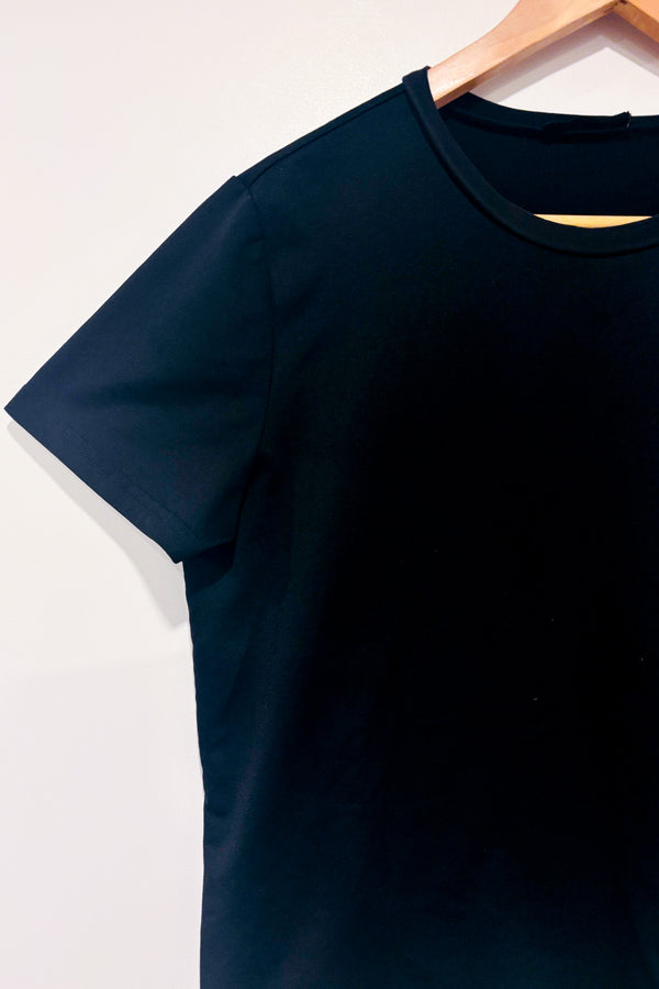 T-shirt ample noir smiley seconde main - SHEIN- La Penderie du Paradis