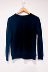 Chandail crewneck noir seconde main - Lazypants- La Penderie du Paradis