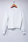Chandail blanc en tricot texturé seconde main - Simons- La Penderie du Paradis