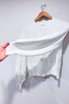 Chandail blanc en tricot texturé seconde main - Simons- La Penderie du Paradis