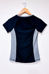 T-shirt sport gris et noir seconde main - Athletic Works- La Penderie du Paradis