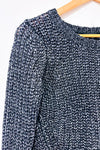 Chandail en tricot noir et argent métallisé* seconde main - Dynamite- La Penderie du Paradis