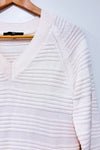 Chandail beige en tricot texturé seconde main - Tag- La Penderie du Paradis