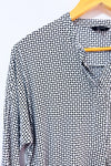 Blouse noire et blanche à motifs seconde main - RW&CO.- La Penderie du Paradis