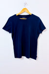 T-shirt basique marine seconde main - Liz Claiborne- La Penderie du Paradis