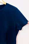 T-shirt basique marine seconde main - Liz Claiborne- La Penderie du Paradis
