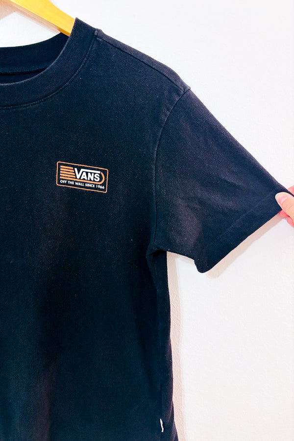 T-shirt classique noir avec logo seconde main - Vans- La Penderie du Paradis