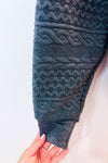 Chandail ample gris texturé seconde main - Dailystory- La Penderie du Paradis