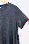 T-shirt argent scintillant à manches courtes* seconde main - Old Navy- La Penderie du Paradis