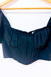 Haut corset noir à manches bouffantes* seconde main - ASTR the Label- La Penderie du Paradis