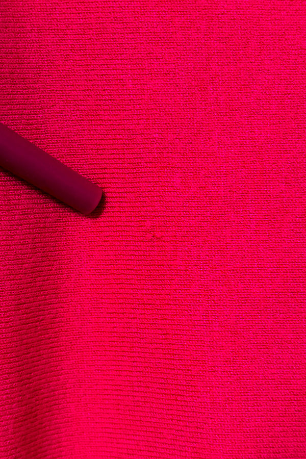 Haut rose fuchsia en tricot à manches amples seconde main - Cable & Gauge- La Penderie du Paradis