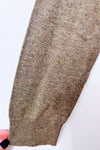 Chandail taupe et crème à bandes contrastantes* seconde main - Banana Republic- La Penderie du Paradis