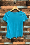 T-shirt basic bleu asymétrique (xs) seconde main Lilla P 