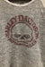 Chandail gris texturé motif tête de mort (m) seconde main Harley Davidson   