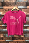 T-shirt rose (l) seconde main Puma 