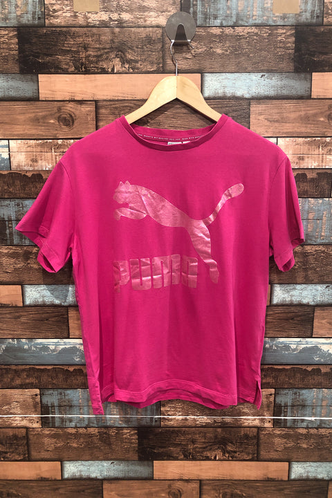 T-shirt rose (l) seconde main Puma   