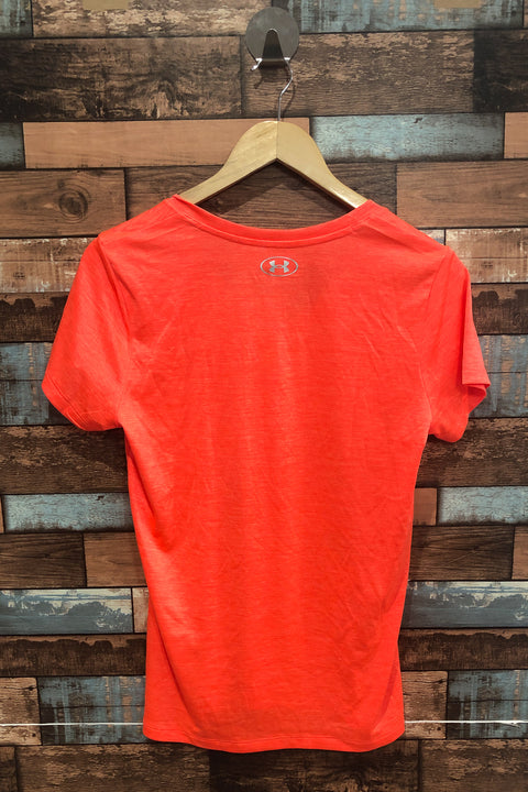 T-shirt de sport orange fluo (m) seconde main Under Armour   