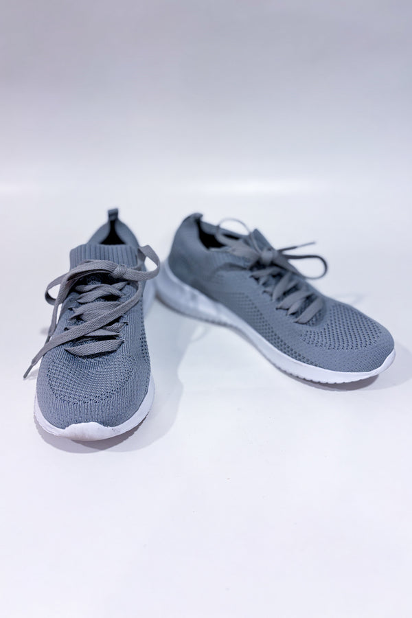 Chaussures de sport grises avec mousse mémoire (6)-Athletic Works-La Penderie du Paradis 🕊