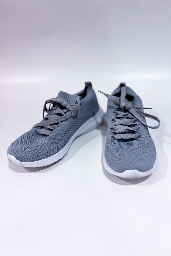 Chaussures de sport grises avec mousse mémoire (6)-Athletic Works-La Penderie du Paradis 🕊