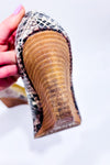 Chaussures beige et noir motif serpent (8.5)-Kenneth Cole Reaction-La Penderie du Paradis 🕊
