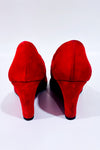 Chaussures rouges en suède avec talon compensé (7)-Bandolino-La Penderie du Paradis 🕊