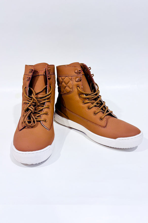Chaussures taupe Explorateur en cuir* seconde main - Lacoste- La Penderie du Paradis