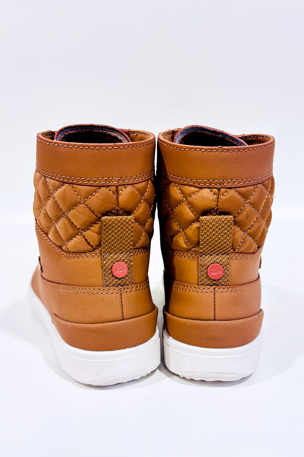 Chaussures taupe Explorateur en cuir* seconde main - Lacoste- La Penderie du Paradis