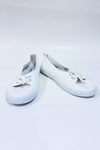 Chaussures blanches en dentelle style ballerine seconde main - Ardene- La Penderie du Paradis