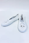 Chaussures blanches en dentelle style ballerine seconde main - Ardene- La Penderie du Paradis