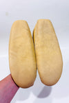 Mocassin intérieur beige en cuir avec perles* seconde main - Bastien- La Penderie du Paradis