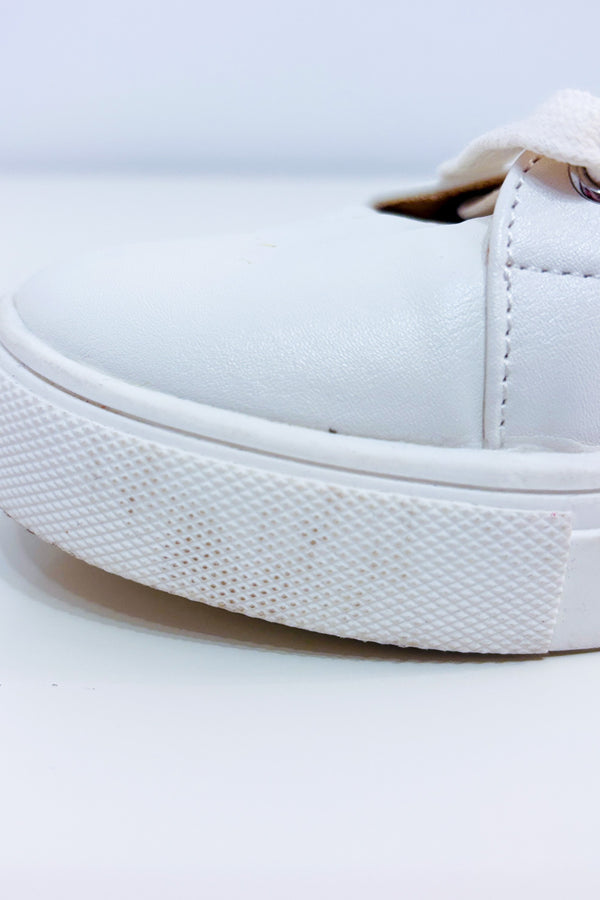 Chaussures blanches Austerly en similicuir seconde main - Dolce Vita- La Penderie du Paradis