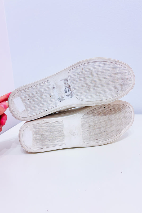 Chaussures blanches Austerly en similicuir seconde main - Dolce Vita- La Penderie du Paradis