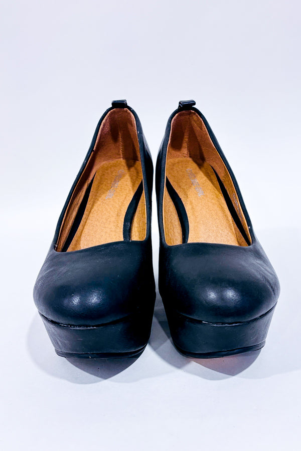 Chaussures noires faux cuir talon compensé (8)-Chelsee-Girl-La Penderie du Paradis 🕊