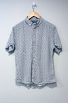 Chemise blanche avec motifs (m) - Homme seconde main Steel & Jelly 