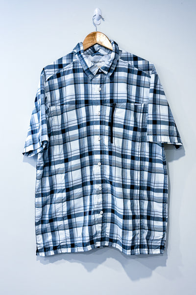 Chemise Columbia Homme XL Gris à Carreaux - Manches Courtes, Omni-Shade