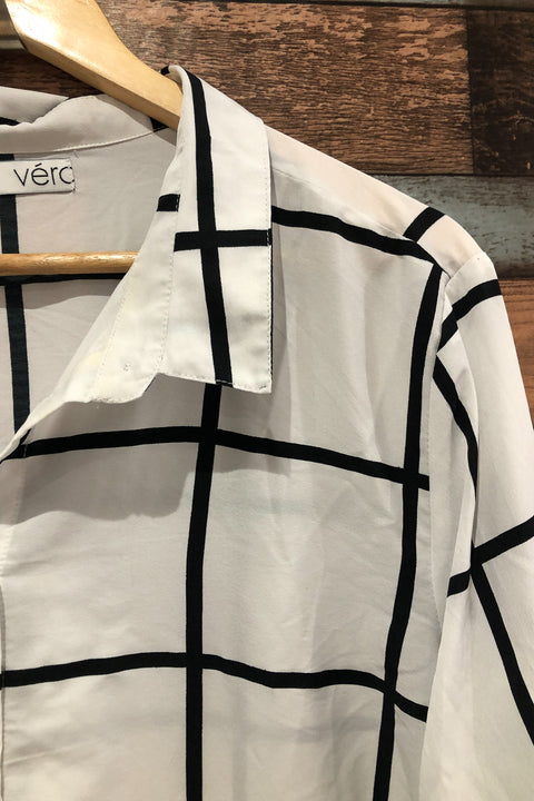 Chemise noire et blanche à carreaux (xxl) seconde main Véro Collection   