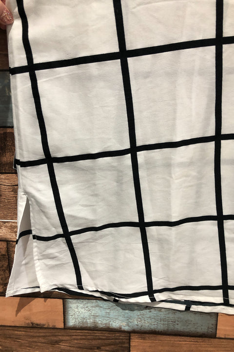 Chemise noire et blanche à carreaux (xxl) seconde main Véro Collection   